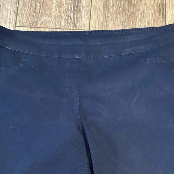 💐Women's Navy Straight Leg Pants - Picture 7 of 7